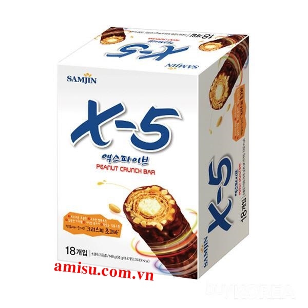 X5 Chocolate Peanut Crunch Bar x5chocolatepeanutcrunchbar